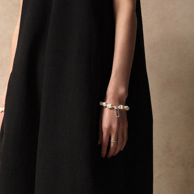 Lunather™ Liquid Light Baroque Crystal Pearl Bracelet