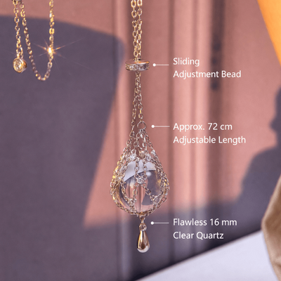 Lunather™ Interchangeable Dreamcatcher Crystal & Pearl Necklace