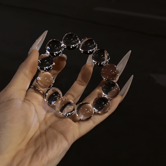 Water Bubble Clear Quartz Bracelet