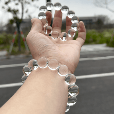 Bubble Clear Quartz Bracelet