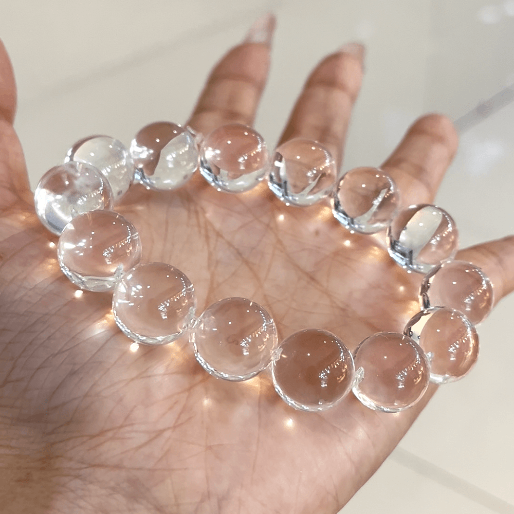 Bubble Clear Quartz Bracelet