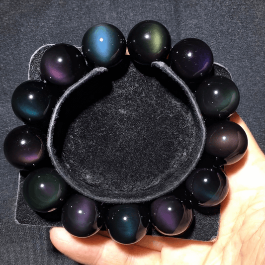 Aurora Rainbow Obsidian Bracelet