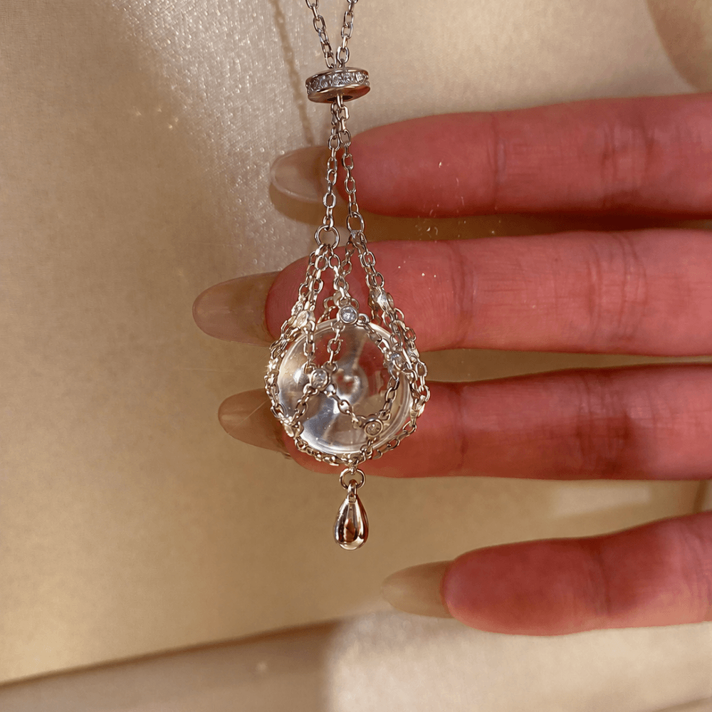 Lunather™ Interchangeable Dreamcatcher Crystal & Pearl Necklace