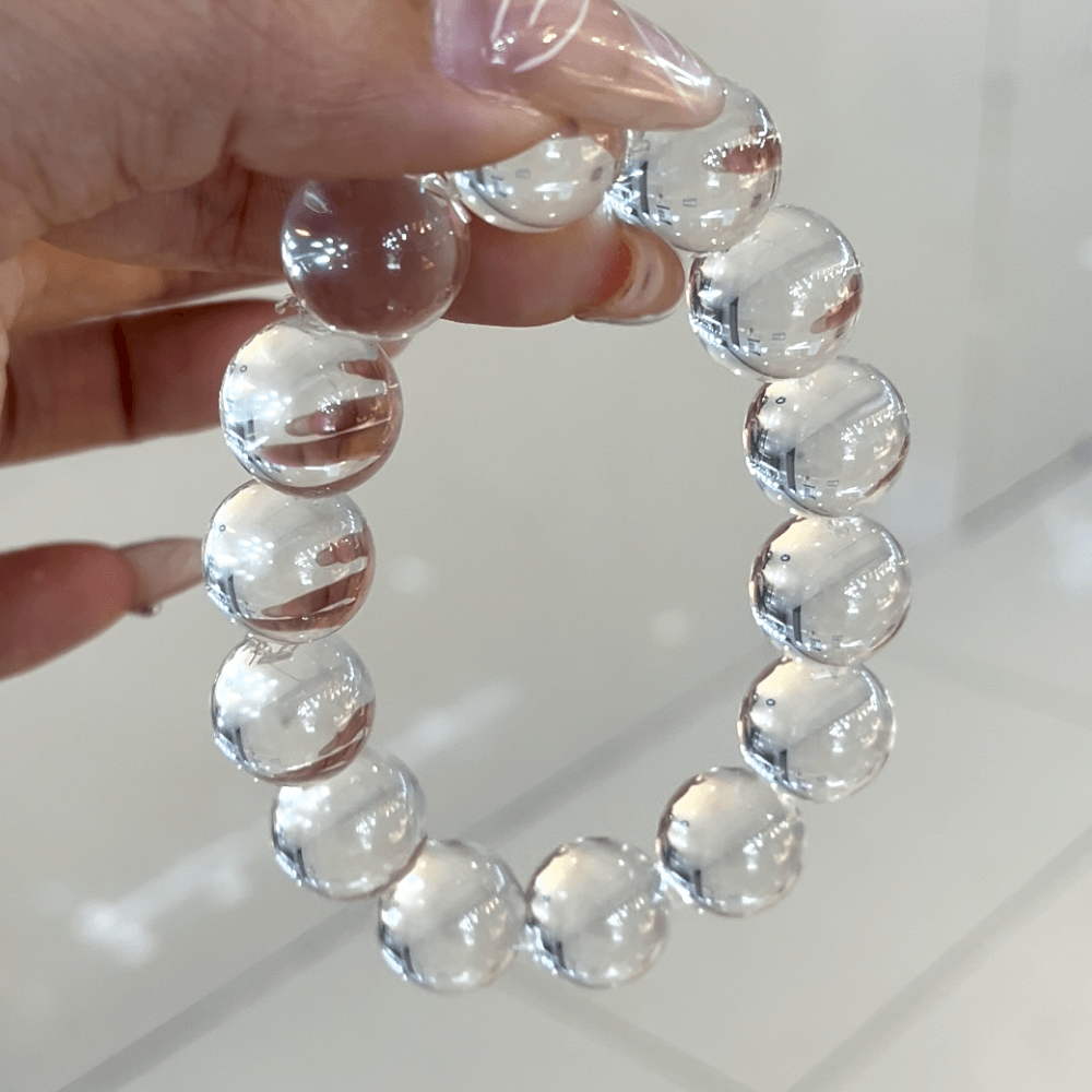 Bubble Clear Quartz Bracelet