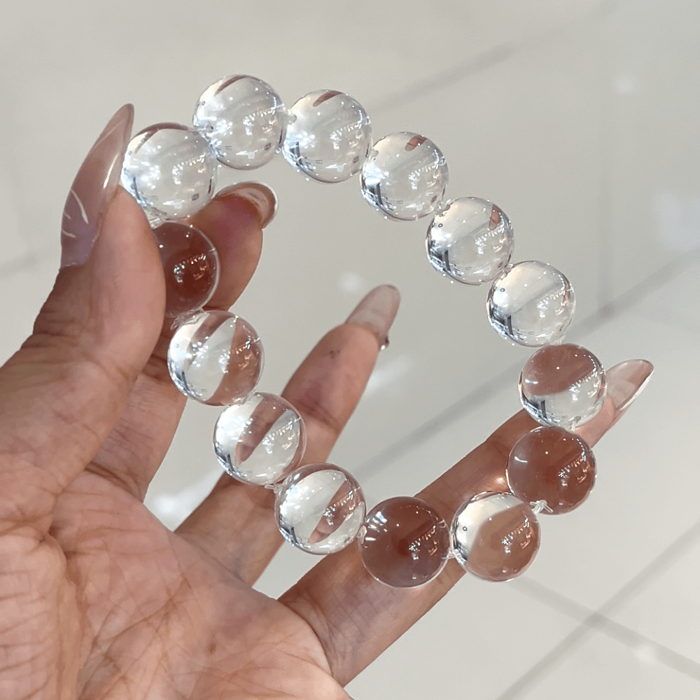 Bubble Clear Quartz Bracelet