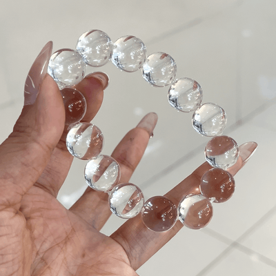 Bubble Clear Quartz Bracelet