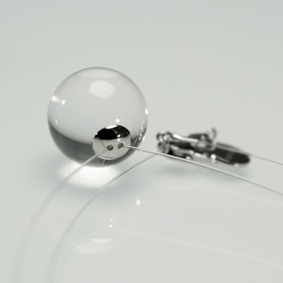 Lunather™ Invisible Floating Bubble Clear Quartz Necklace