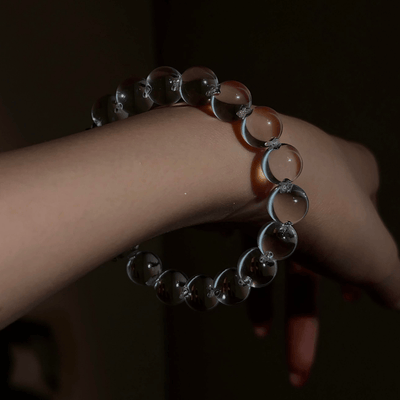 Water Bubble Clear Quartz Bracelet