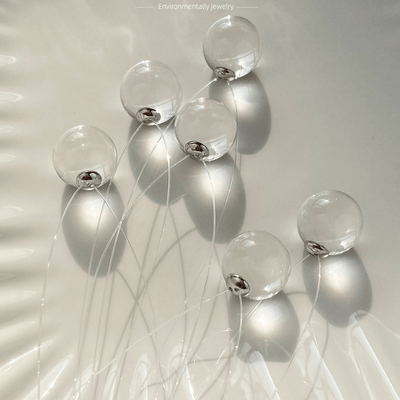 Lunather™ Invisible Floating Bubble Clear Quartz Necklace