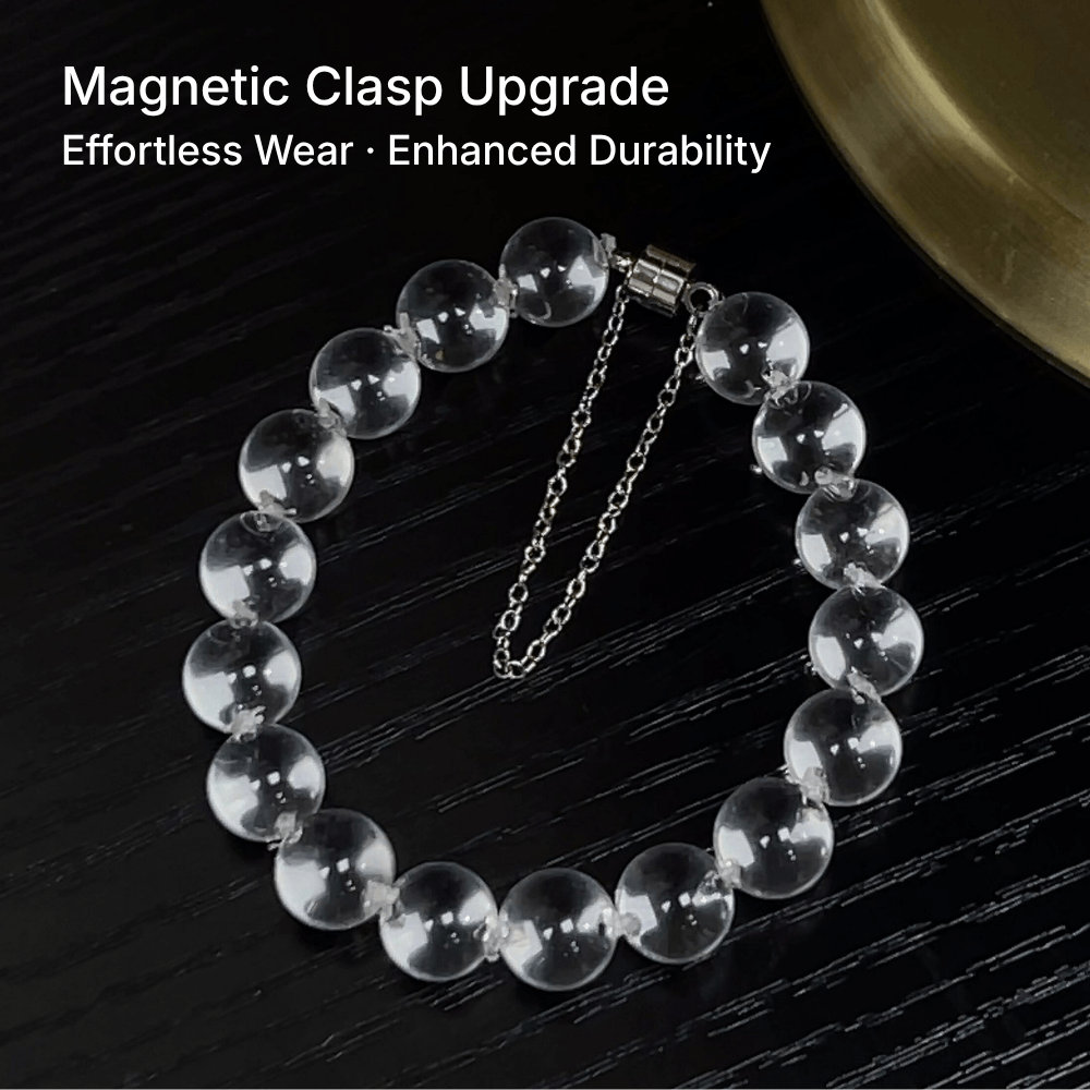 Water Bubble Clear Quartz Bracelet