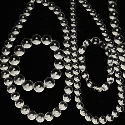 Lunather™ Water Bubble Clear Quartz Necklace