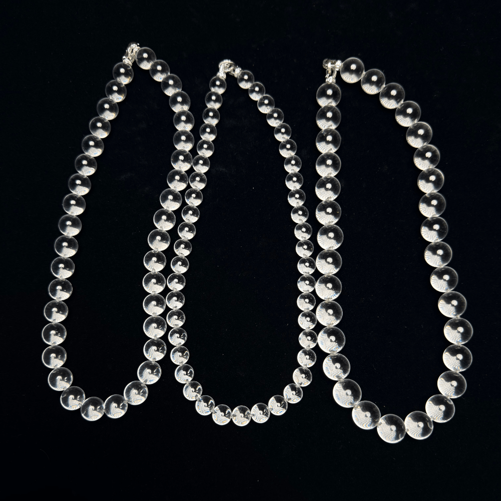 Lunather™ Water Bubble Clear Quartz Necklace