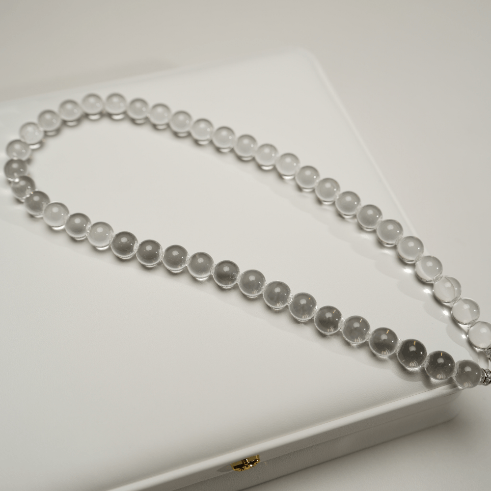 Lunather™ Water Bubble Clear Quartz Necklace