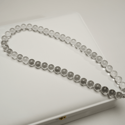 Lunather™ Water Bubble Clear Quartz Necklace