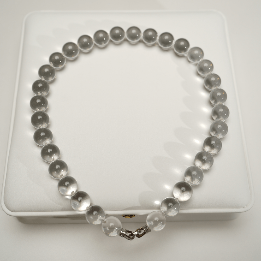 Lunather™ Water Bubble Clear Quartz Necklace