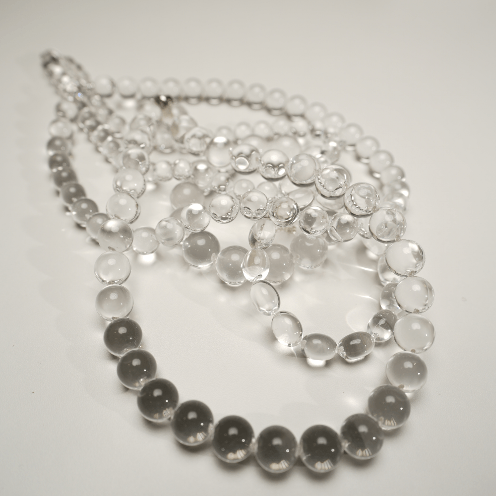 Lunather™ Water Bubble Clear Quartz Necklace