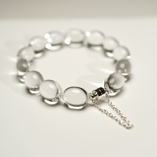 Lunather™ Jelly Bean Clear Quartz Bracelet