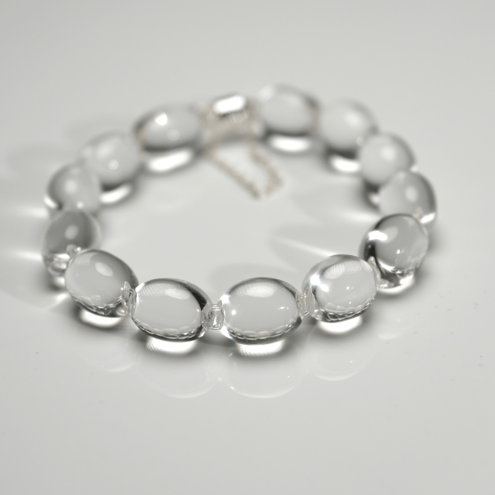 Lunather™ Jelly Bean Clear Quartz Bracelet