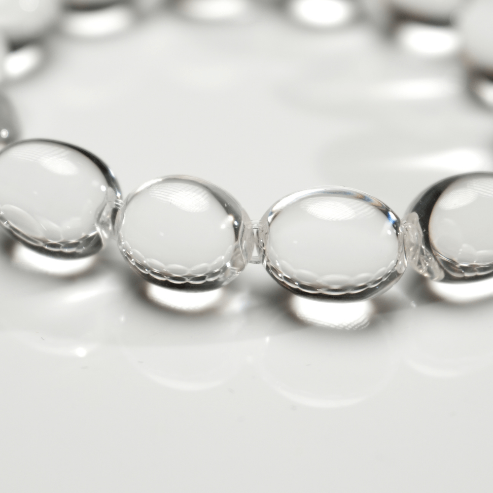 Lunather™ Jelly Bean Clear Quartz Bracelet