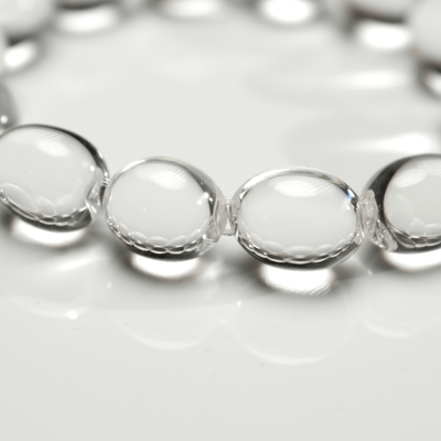 Lunather™ Jelly Bean Clear Quartz Bracelet