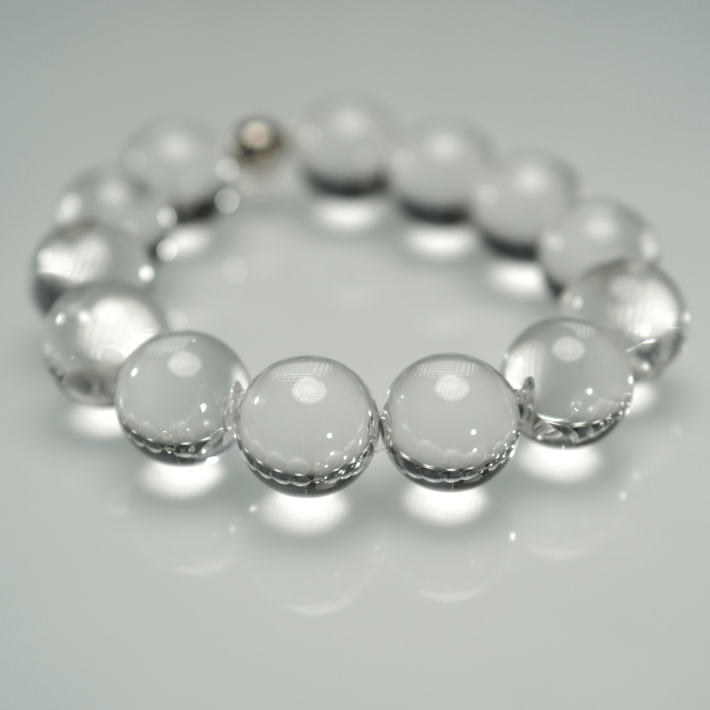 Lunather™ Water Bubble Clear Quartz Bracelet