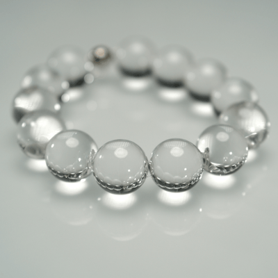 Lunather™ Water Bubble Clear Quartz Bracelet