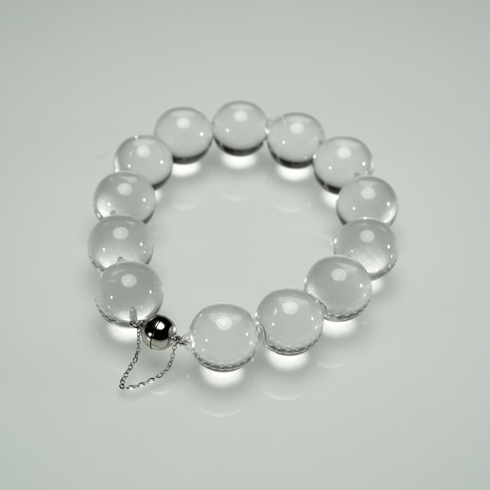 Lunather™ Water Bubble Clear Quartz Bracelet