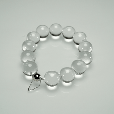 Lunather™ Water Bubble Clear Quartz Bracelet