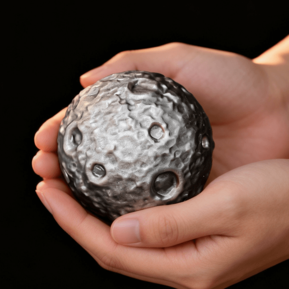 Moon Obsidian Palm Stone