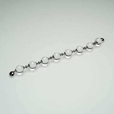 Lunather™ Floating Bubble Clear Quartz Bracelet