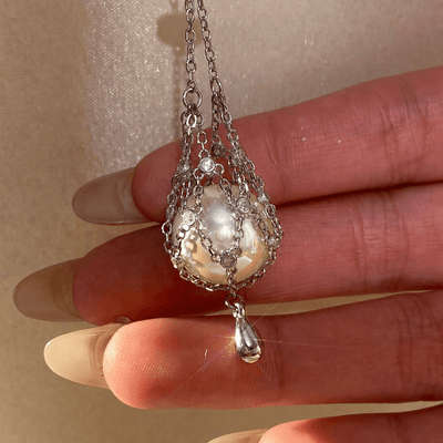 Lunather™ Interchangeable Dreamcatcher Crystal & Pearl Necklace