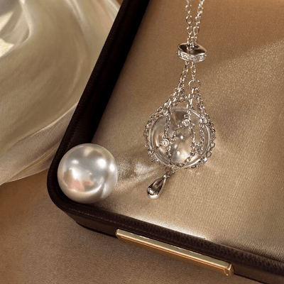 Lunather™ Interchangeable Dreamcatcher Crystal & Pearl Necklace