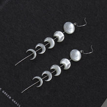 Lunather™ Lunar Phase Natural Pearl & Mother-of-Pearl Earrings