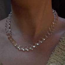 Lunather™ Water Bubble Clear Quartz Necklace