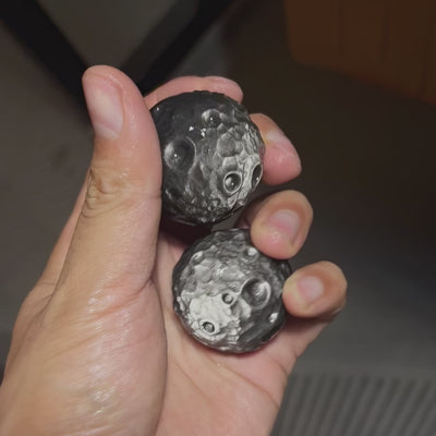 Moon Obsidian Palm Stone